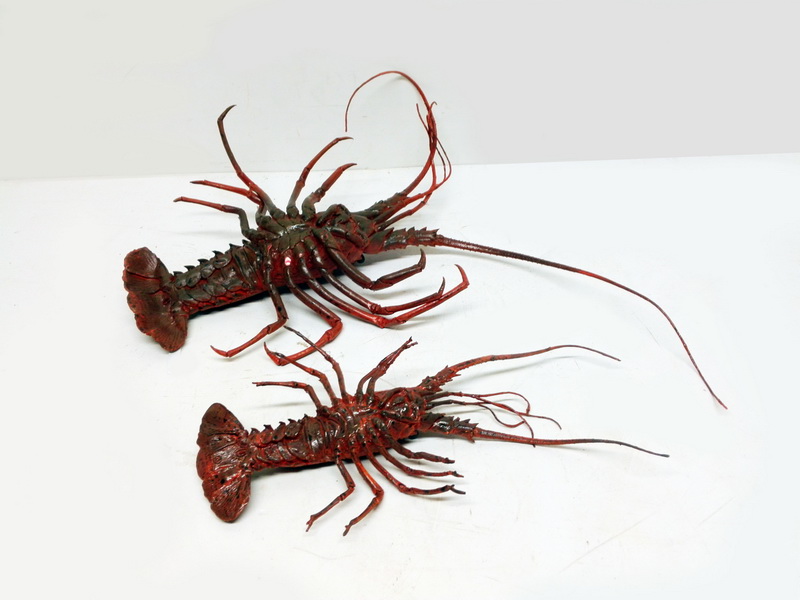 langosta replica silicona 7x35x27 1u 4x30x15.5 1u